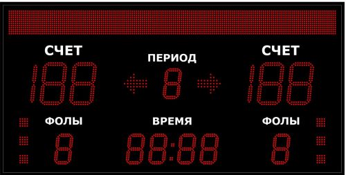 Табло для баскетбола 1750х950 мм Табло для баскетбола 1750х950 мм