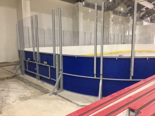 Хоккейная площадка 40х20 м стеклопластик#9