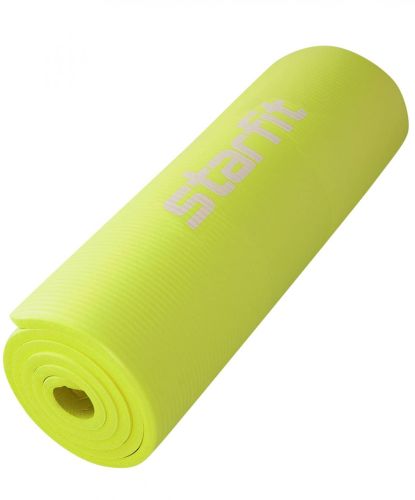 Коврик для йоги и фитнеса STARFIT FM-301 NBR 183x61х1 см (лаймовый)#2 Коврик для йоги и фитнеса STARFIT FM-301 NBR 183x61х1 см (лаймовый)#2