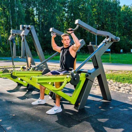 Уличный тренажер Жим вверх с переменной нагрузкой ZAVODSPORTA Power-1801.1#3 Уличный тренажер Жим вверх с переменной нагрузкой ZAVODSPORTA Power-1801.1#3