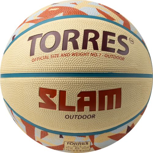 Мяч баскетбольный TORRES Slam №7 (износостойкая резина)#5 Мяч баскетбольный TORRES Slam №7 (износостойкая резина)#5