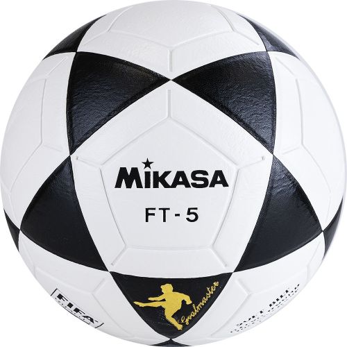 Мяч футбольный MIKASA FT5 FQ-BKW №5 FIFA Quality (ПУ) бело-черный