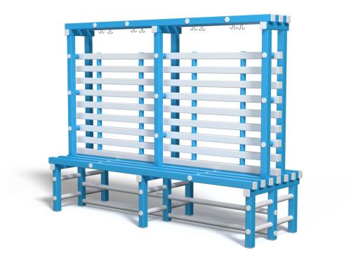 Скамья двухсторонняя 2000х735х1700 мм#2