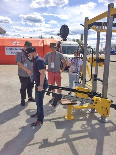 Уличная многофункциональная рама с интегрированными тренажерами FOREMAN FY-1902.6#20 Уличная многофункциональная рама с интегрированными тренажерами FOREMAN FY-1902.6#20