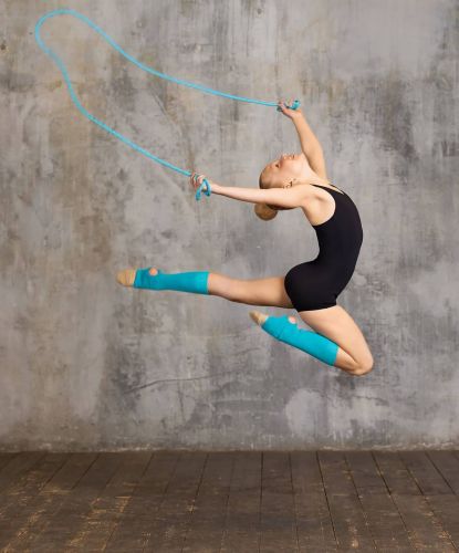 Скакалка гимнастическая Chante Cinderella Blue 3 м#7 Скакалка гимнастическая Chante Cinderella Blue 3 м#7