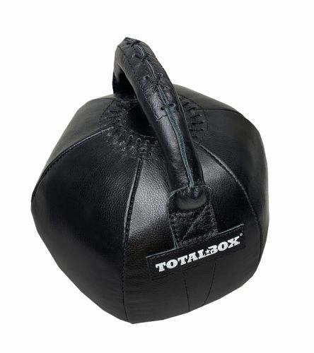 Медбол-гиря TOTALBOX ГР (нат. кожа)