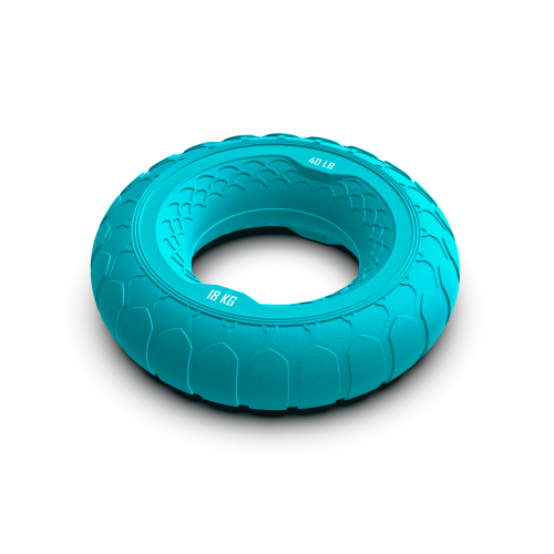 Набор из двух массажных мячей с кистевым эспандером Original FitTools FT-SM3ST-TQ#6