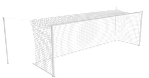 Ворота футбольные 7,32х2,44м алюминиевые (100х120мм), стационарные СТП-198#2