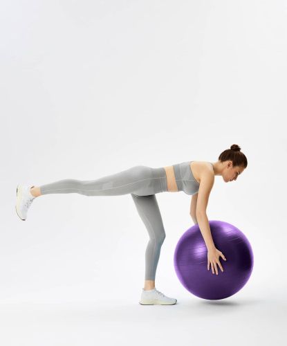 Фитбол STARFIT GB-109 75 см (фиолетовый)#5 Фитбол STARFIT GB-109 75 см (фиолетовый)#5
