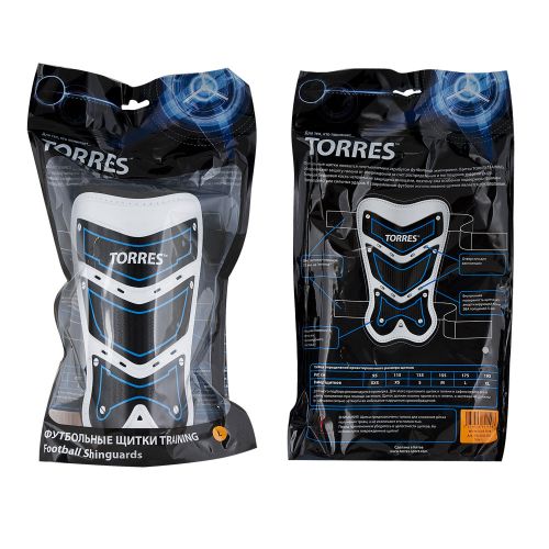 Щитки футбольные TORRES Training (синие)#2