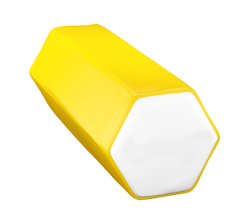 Мягкий модуль "Гексагон" 160х66х57 см Мягкий модуль "Гексагон" 160х66х57 см