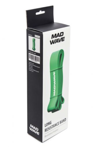 Силовая эластичная лента MADWAVE Long Resistance Band 22,7-54,5 кг (зеленый)#3