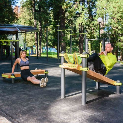 Воркаут Наклонная скамья для упражнений на пресс ZAVODSPORTA W208#2