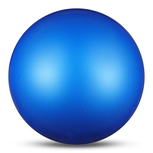 Мяч для художественной гимнастики INDIGO IN315-B d=15 см (синий металлик)