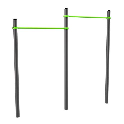 Воркаут Перекладины разноуровневые для подтягивания из виса на высокой перекладине ZAVODSPORTA W212