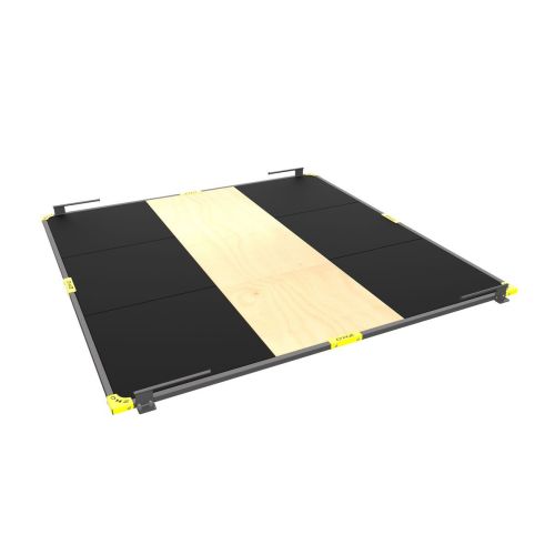 Помост тяжелоатлетический комбинированный DHZ 3000х3000х40 (фанера, резина)