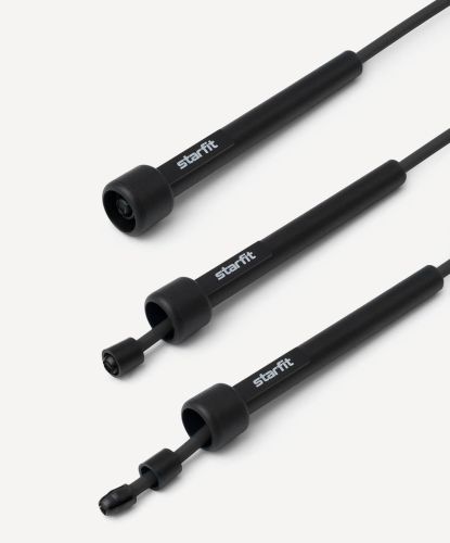 Скакалка STARFIT RP-101 3 м (черный)#3 Скакалка STARFIT RP-101 3 м (черный)#3