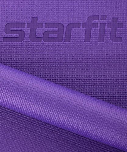 Коврик для йоги и фитнеса STARFIT FM-101 PVC 173x61х0,4 см (фиолетовый)#7