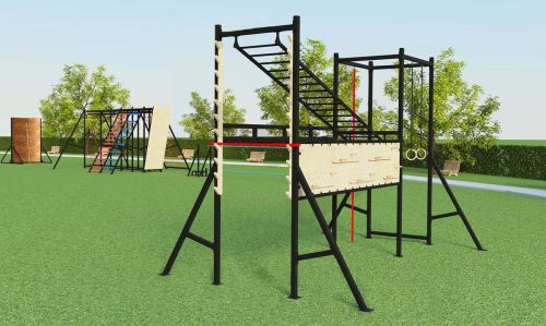 Комплекс полосы препятствий Ниндзя#3