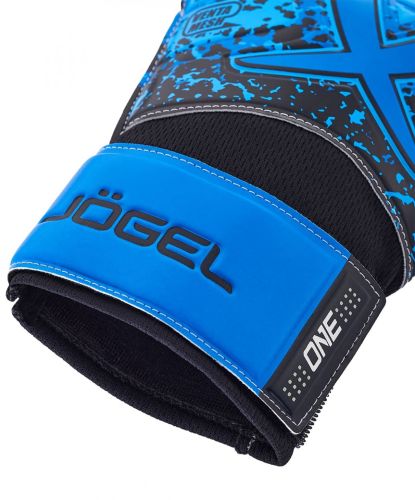 Перчатки вратарские Jogel ONE Wizard AL3 Flat (голубой)#3
