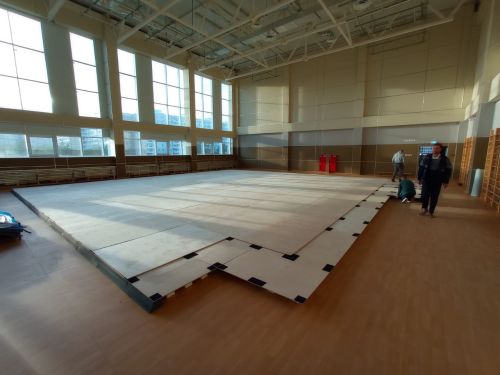 Помост с амортизаторами из ППЭ 10х10 м#3 Помост с амортизаторами из ППЭ 10х10 м#3