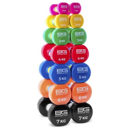 Гантели для аэробики виниловые BRONZE GYM BG-FA-VD