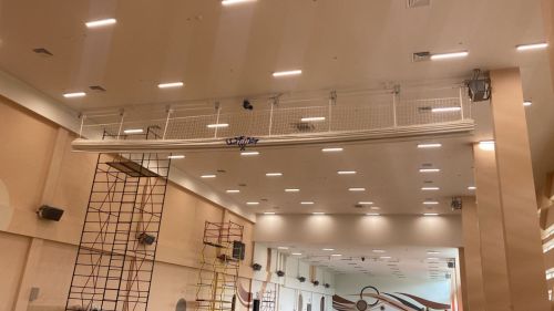 Система деления зала с электроприводом и сдвоенным полотном 25-30 м СТ-288#7