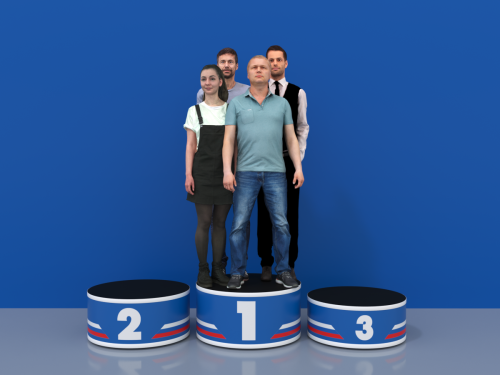 Пьедестал «Профессионал» Матрешка 812х812 мм#3