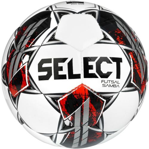 Мяч футзальный SELECT Futsal Samba v22 №4 FIFA Basic (ТПУ) бело-черно-красный Мяч футзальный SELECT Futsal Samba v22 №4 FIFA Basic (ТПУ) бело-черно-красный