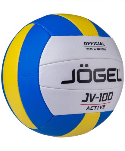 Мяч волейбольный Jogel JV-100 №5 (синий, желтый)#3 Мяч волейбольный Jogel JV-100 №5 (синий, желтый)#3