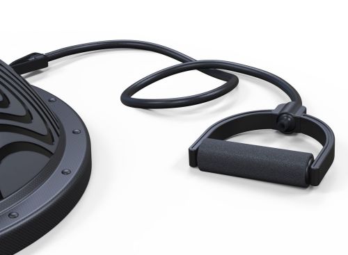 Полусфера гимнастическая Original FitTools R3 с эспандерами и насосом#13