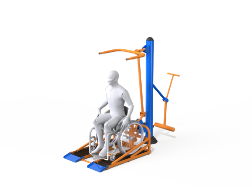 Уличный тренажер для людей с ограниченными возможностями Атлет Лайт#2 Уличный тренажер для людей с ограниченными возможностями Атлет Лайт#2