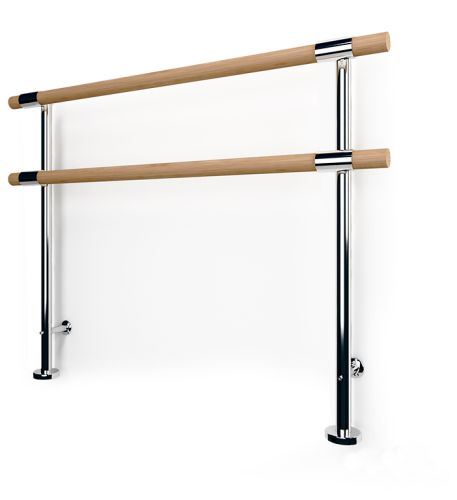 Хореографический (балетный) станок напольный пристенный двухрядный 1500 мм (нержавеющая сталь) Хореографический (балетный) станок напольный пристенный двухрядный 1500 мм (нержавеющая сталь)