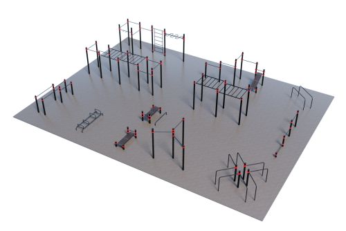 Уличная спортивная площадка Воркаут ТС-3-6
