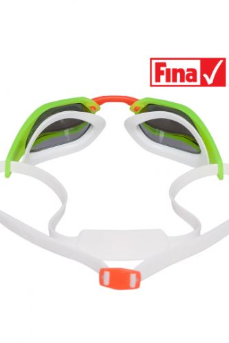 Очки стартовые MADWAVE X-BLADE Mirror (зеленый)#3