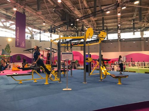 Уличная многофункциональная рама с интегрированными тренажерами FOREMAN FY-1902.6#5 Уличная многофункциональная рама с интегрированными тренажерами FOREMAN FY-1902.6#5