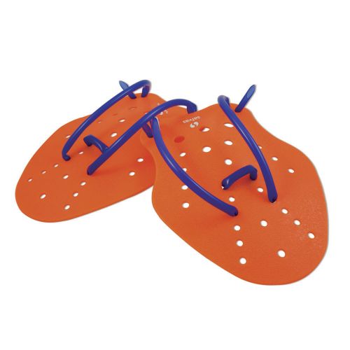 Лопатки для плавания SALVAS M (оранжевый)