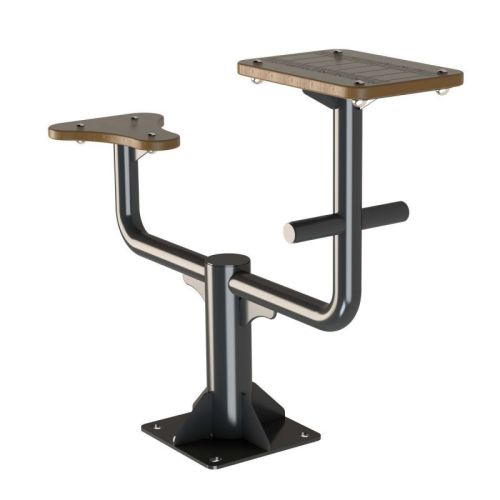 Уличный тренажер Растяжка сидя с мерной шкалой ZAVODSPORTA Fix-1703#2