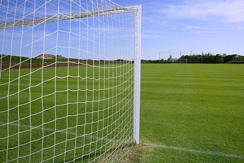 Сетка для мини-футбольных/гандбольных ворот 3х2 м d=2,5 мм яч. 100х100 мм полиамид (безузловая)