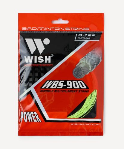 Струна для бадминтона WISH WBS-900 (желтый)#3 Струна для бадминтона WISH WBS-900 (желтый)#3