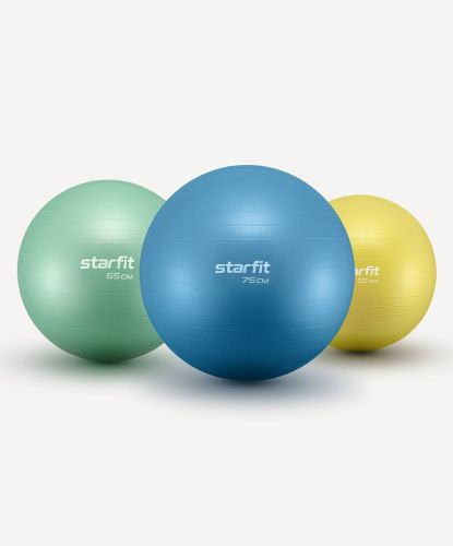 Фитбол STARFIT GB-108 65 см (мятный)#3