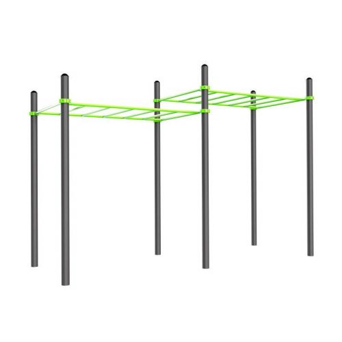 Воркаут Рукоход классический двухуровневый ZAVODSPORTA W313