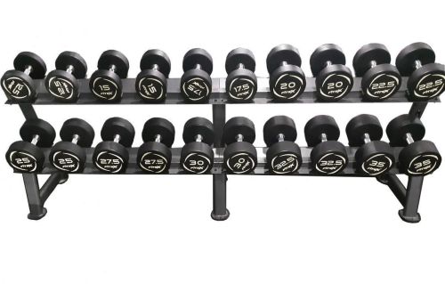 Комплект PVC гантелей 12,5-35 кг (10 пар) со стойкой FITEX PRO FTX-315.1