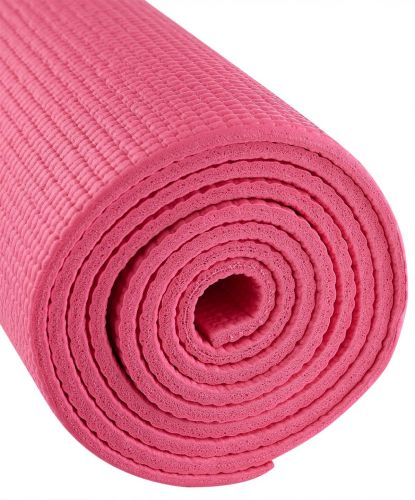 Коврик для йоги и фитнеса STARFIT FM-101 PVC 183x61х0,6 см (розовый)#5 Коврик для йоги и фитнеса STARFIT FM-101 PVC 183x61х0,6 см (розовый)#5