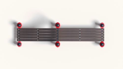 Двойная лавка для пресса и лавка с уклоном для Воркаут#3