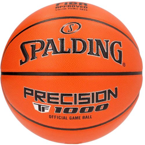 Мяч баскетбольный SPALDING TF-1000 Precision №7 FIBA Approved (коричнево-черно-серебристый) Мяч баскетбольный SPALDING TF-1000 Precision №7 FIBA Approved (коричнево-черно-серебристый)