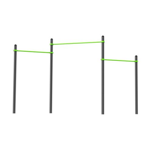 Воркаут Перекладины разноуровневые для подтягивания из виса ZAVODSPORTA W320
