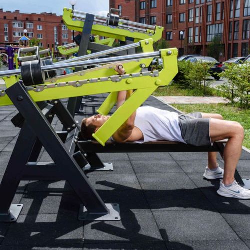 Уличный тренажер Жим лежа с переменной нагрузкой ZAVODSPORTA Force-2800#3 Уличный тренажер Жим лежа с переменной нагрузкой ZAVODSPORTA Force-2800#3