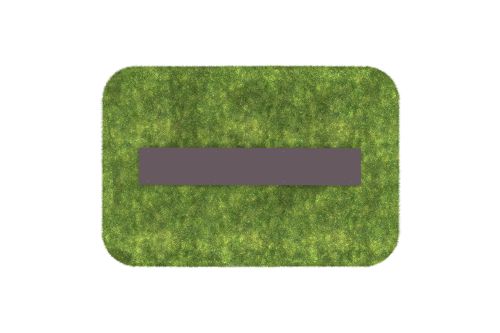 Элемент полосы препятствий Стенка с двумя проломами#2