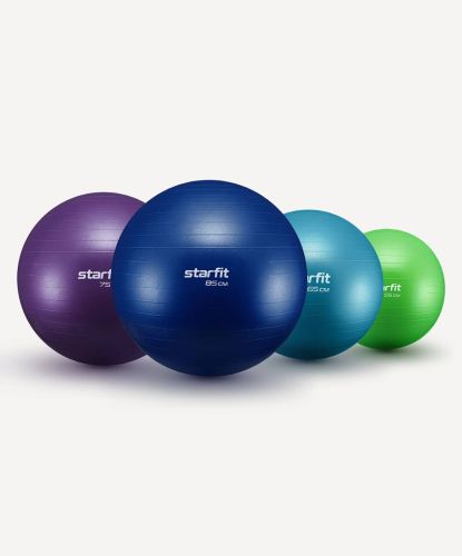 Фитбол STARFIT GB-109 75 см (фиолетовый)#3 Фитбол STARFIT GB-109 75 см (фиолетовый)#3